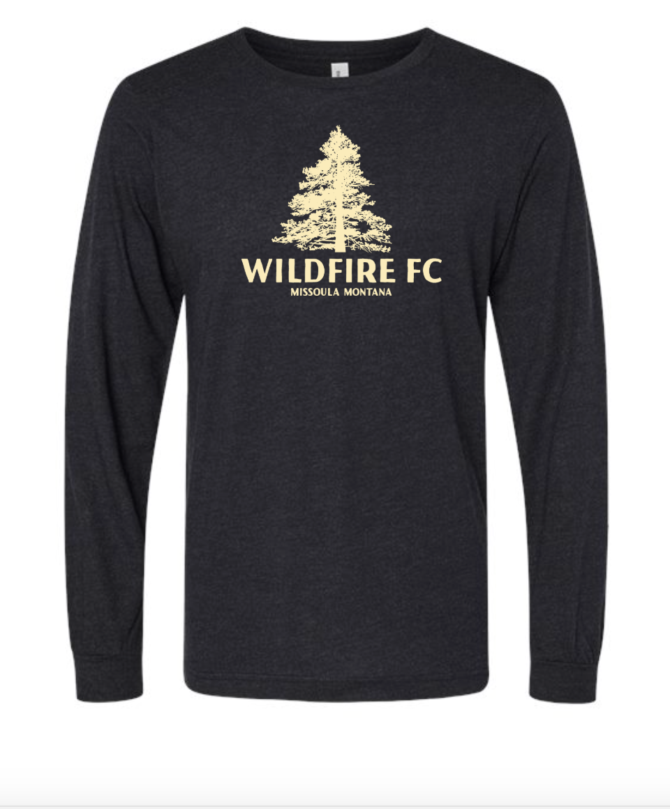 WF Hand font w tree Unisex Triblend Long Sleeve Tee