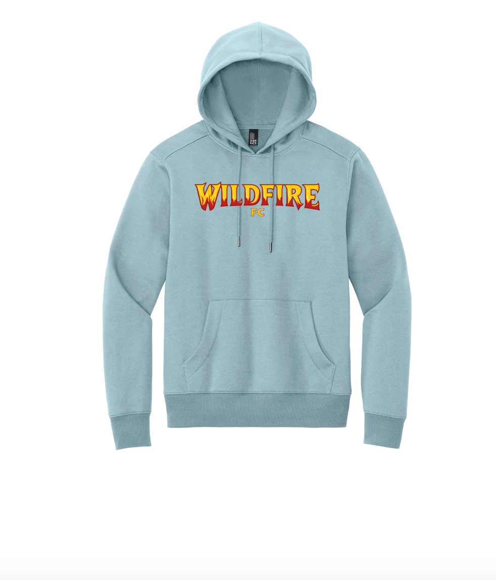 WFC Printed Fire Font Hoodie