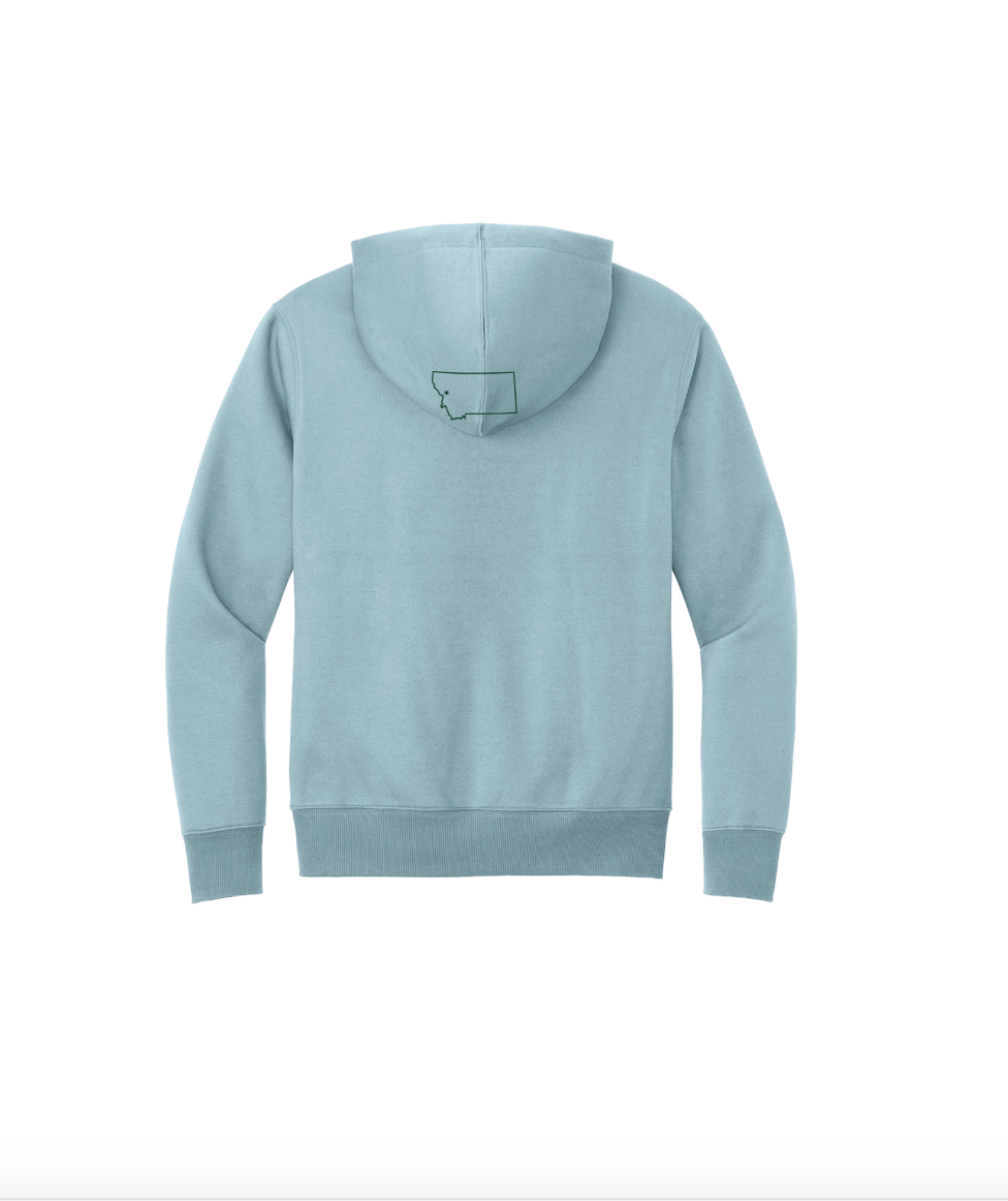 WF Printed Fire Font Hoodie