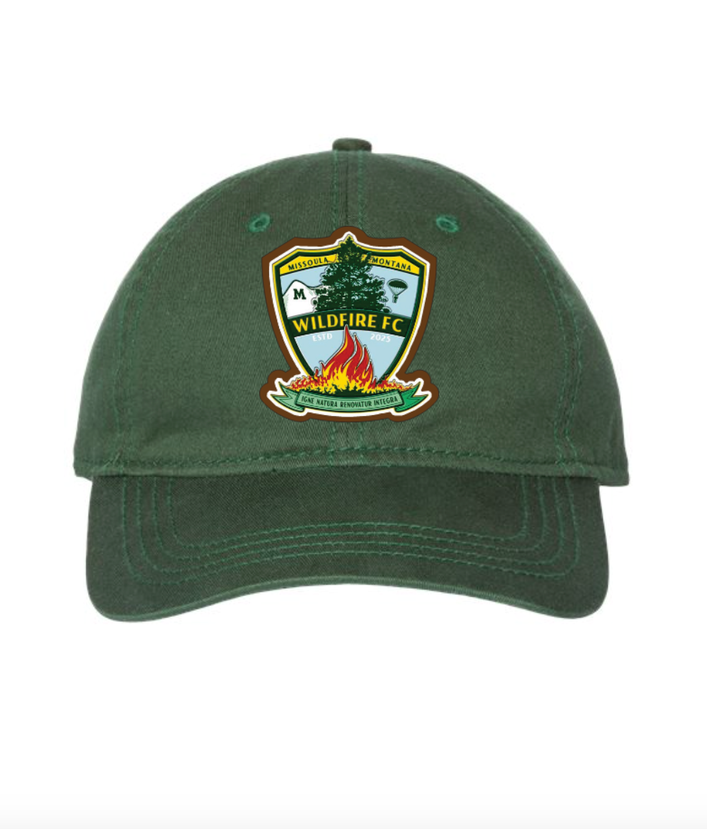 WF FlexStyle Leather Patch Relaxed Golf Hat