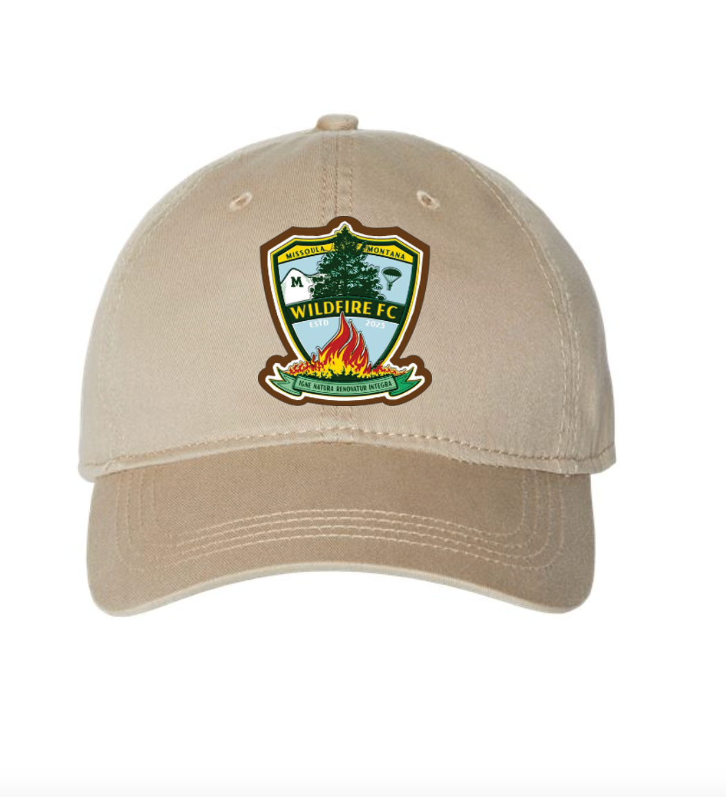 WF FlexStyle Leather Patch Relaxed Golf Hat