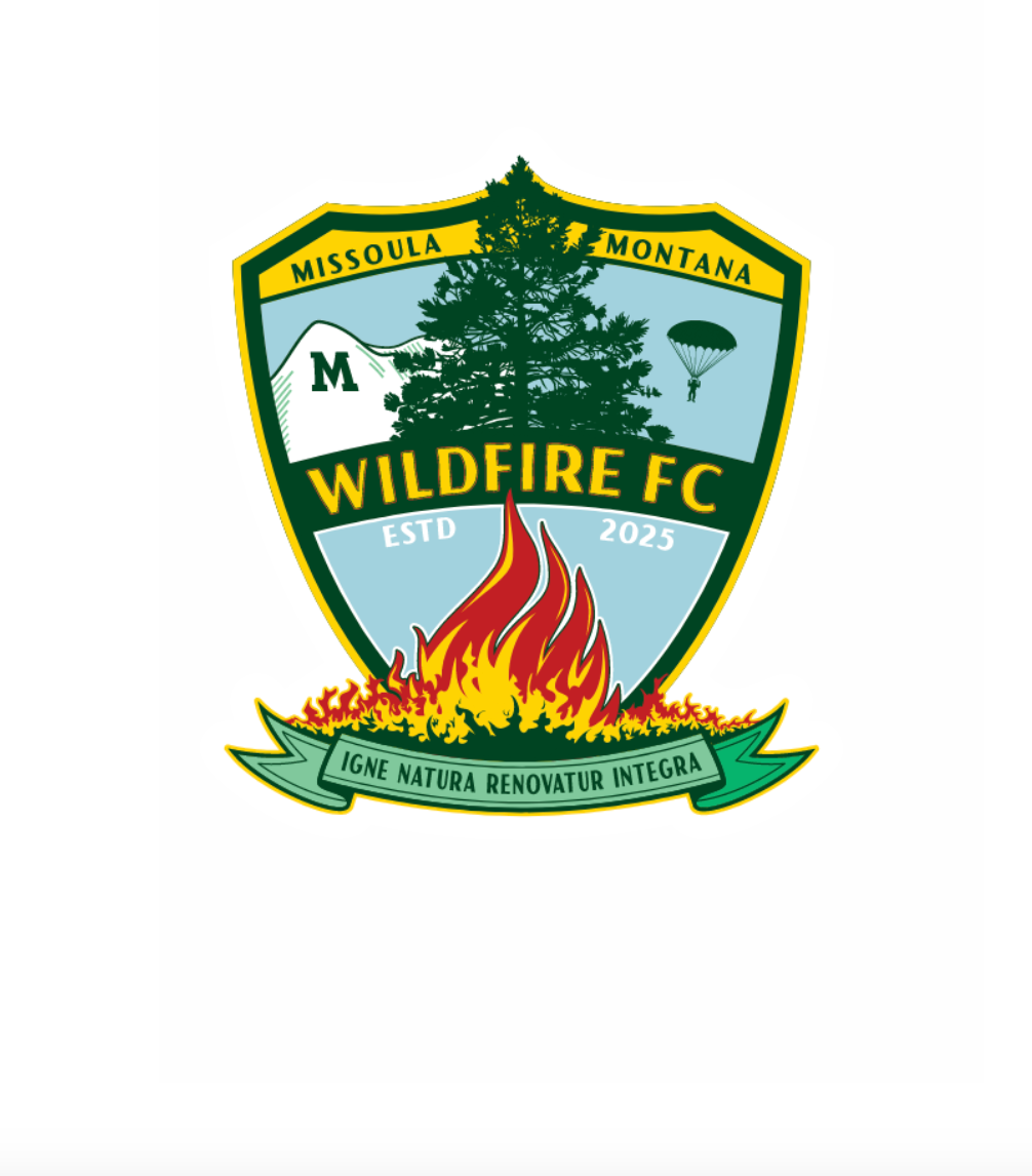 Wildfire Crest Sticker 2.5x3