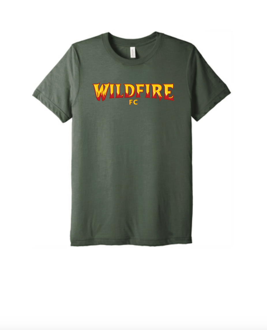 Hand Drawn Tee - Flame Text